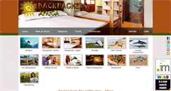 Desktop Screenshot of africa-backpackers.com